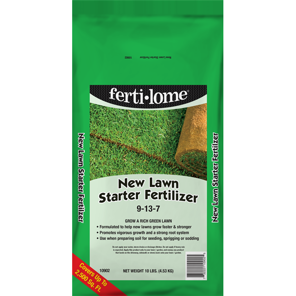 Ferti Lome 9 13 7 New Lawn Starter Fertilizer 10 lbs Seed World