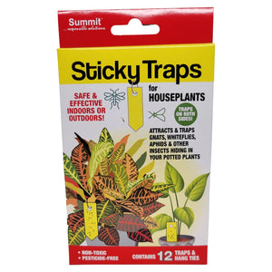 Summit Sticky Traps for Houseplants - 12 Traps