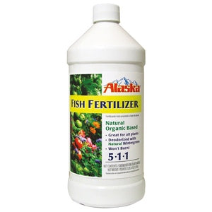 Alaska Fish Emulsion Fertilizer 5-1-1 Concentrate - 1 Qt.