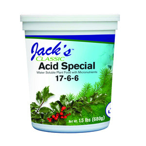 Jack's Acid Special 17-6-6 Fertilizer - 1.5 Lbs.