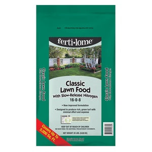 Fertilome Classic Slow Release Lawn Food 16-0-8 Fertilizer