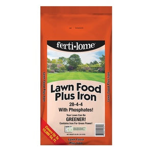 Fertilome Lawn Food Plus Iron 28-4-4 Fertilizer - 40 Lbs.