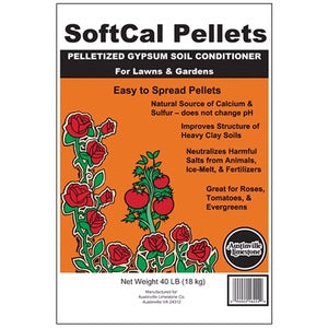 SoftCal Pellets Gypsum Soil Conditioner - 40 Lbs.