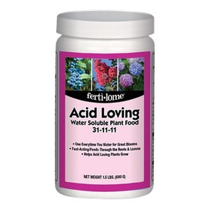 Fertilome Acid Loving Water Soluble Plant Food 31-11-11 Fertilizer - 1.5 Lbs.