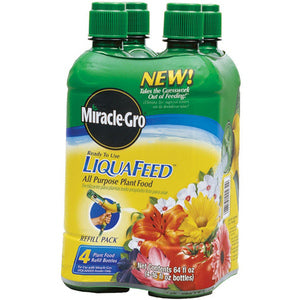 Miracle-Gro Liquafeed All Purpose Fertilizer Refill - 4 Pack