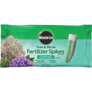 Miracle-Gro Tree & Shrub Fertilizer Spikes - 12 Pack