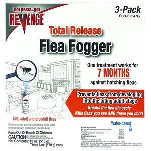 Bonide Revenge Total Release Flea Fogger Insecticide - 3 Pack