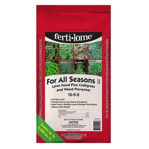 Fertilome For All Seasons II Lawn Food Plus Crabgrass and Weed Preventer 16-0-8 - 20 Lbs.