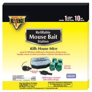 Bonide Revenge Refullable Mouse Bait Station