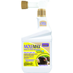 Bonide Molemax Mole & Vole Repellent RTS - 1 Qt.