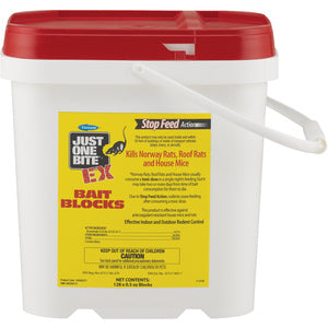 Just One Bite Ex Bait Blocks Rodenticide - 128 x .5 Oz.