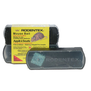 Rodentex Prefilled Mouse Bait Station - 3 Pack