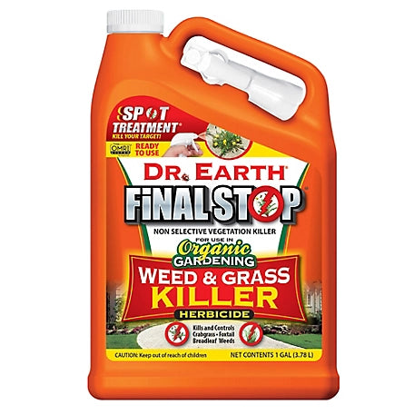 Dr. Earth - Final Stop Weed and Grass Killer Spray - 1 Gallon