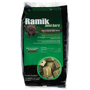 Ramik Rodenticide Mini Bars - 4 Lbs.