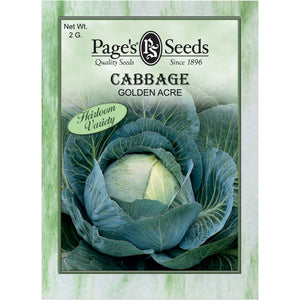 Cabbage Golden Acre Seed Heirloom - 1 Packet