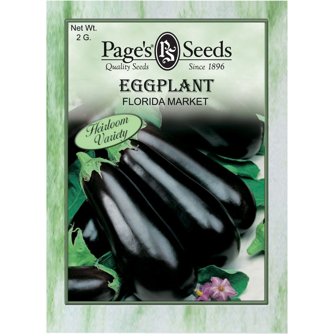 Eggplant Florida Market Seed Heirloom - 1 Packet