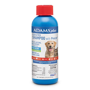 Adams Plus Flea & Tick Shampoo w/ Precor - 12 Oz.