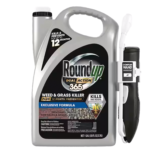 Roundup Dual Action 365 Weed and Grass Killer Plus 12 Month Preventer RTU - 1.33 Gallon