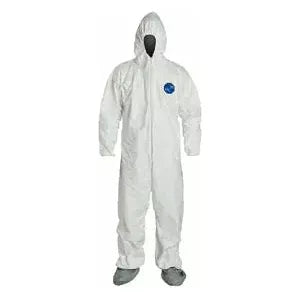 DuPont Tyvek Coverall Comfort Fit Design with Attached Hood & Boots - Seed World